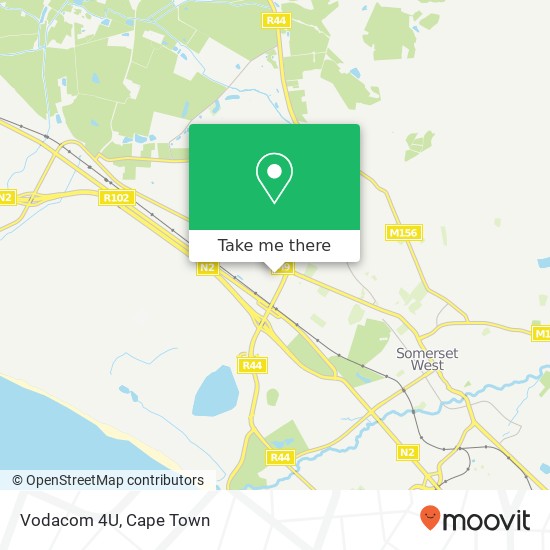 Vodacom 4U map