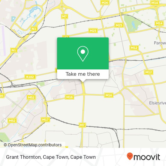 Grant Thornton, Cape Town map
