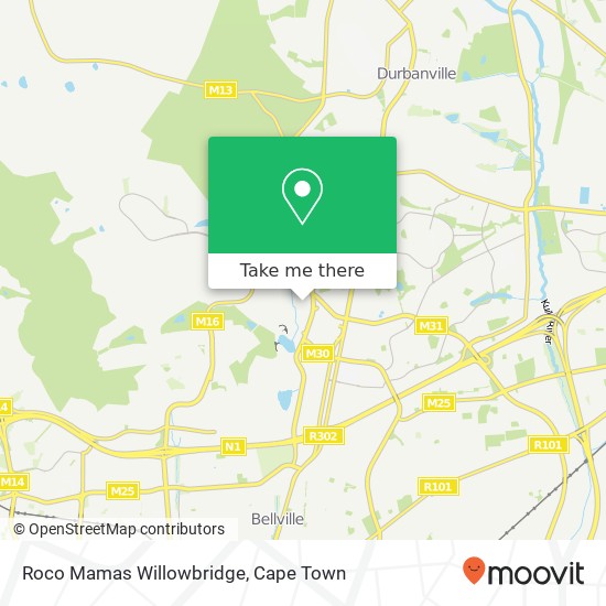 Roco Mamas Willowbridge map