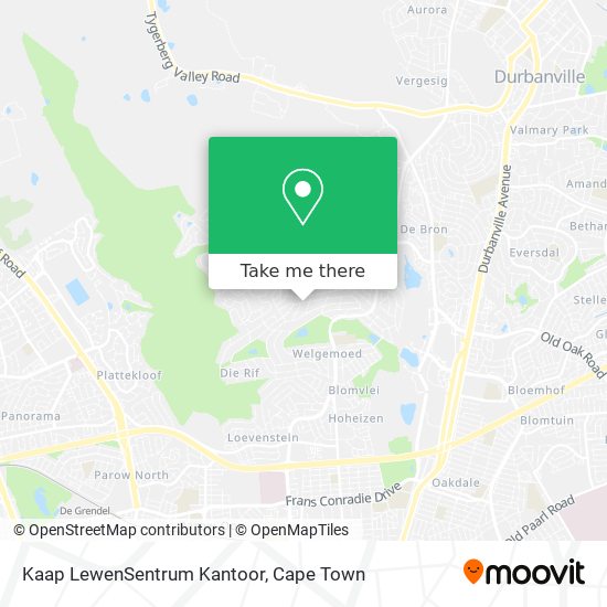 Kaap LewenSentrum Kantoor map