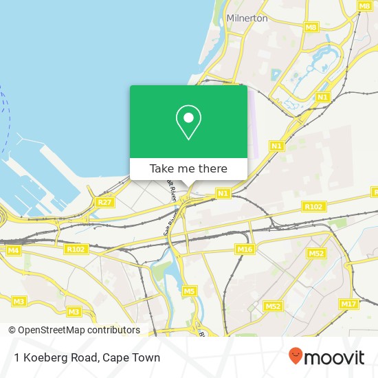 1 Koeberg Road map