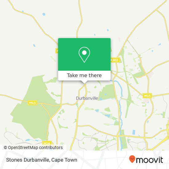 Stones Durbanville map
