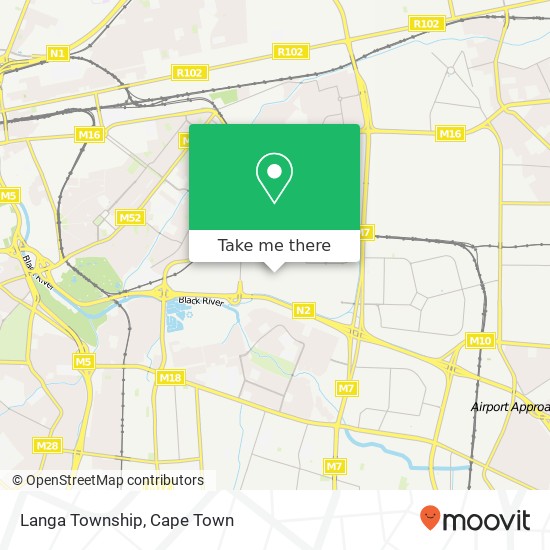 Langa Township map