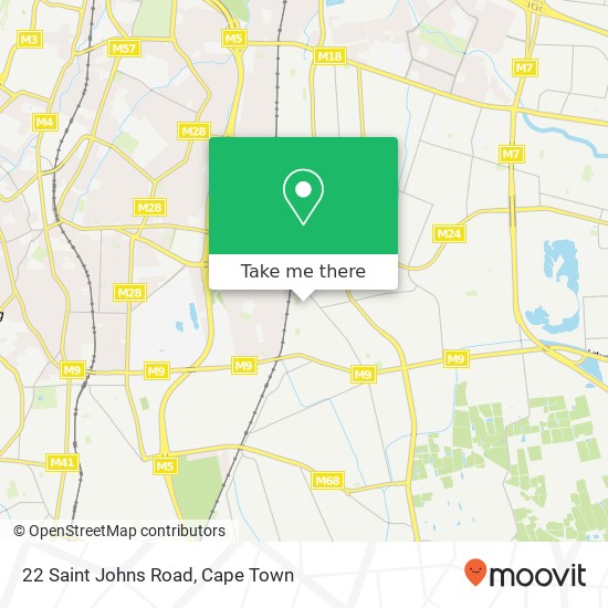 22 Saint Johns Road map