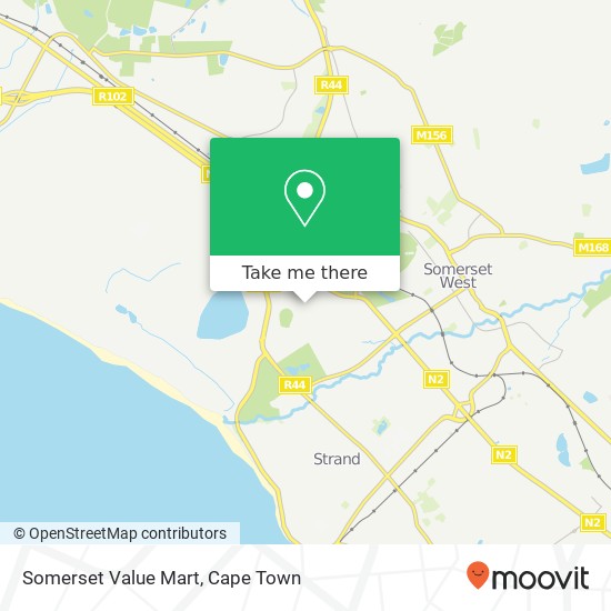 Somerset Value Mart map