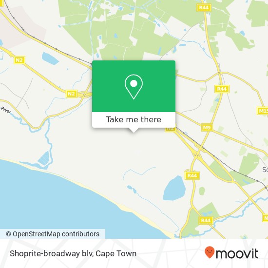 Shoprite-broadway blv map