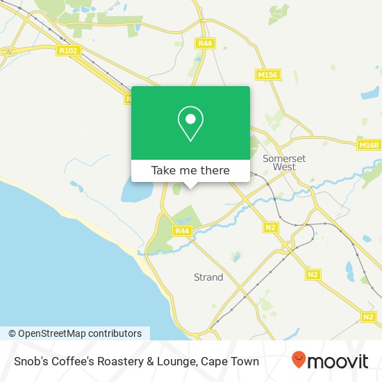 Snob's Coffee's Roastery & Lounge map