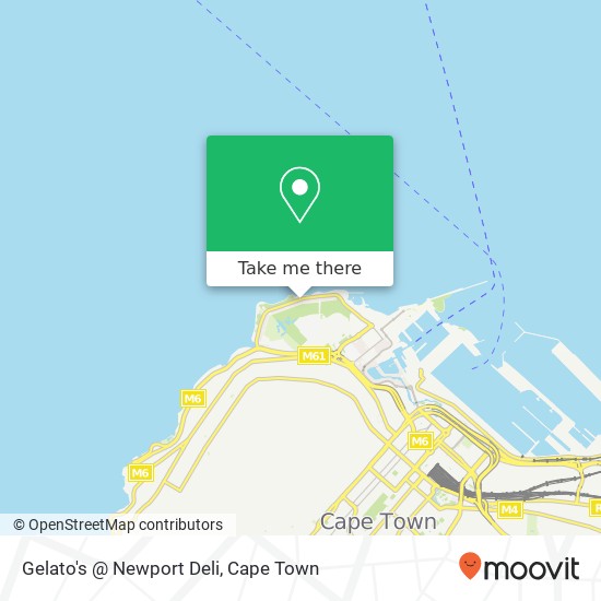 Gelato's @ Newport Deli map