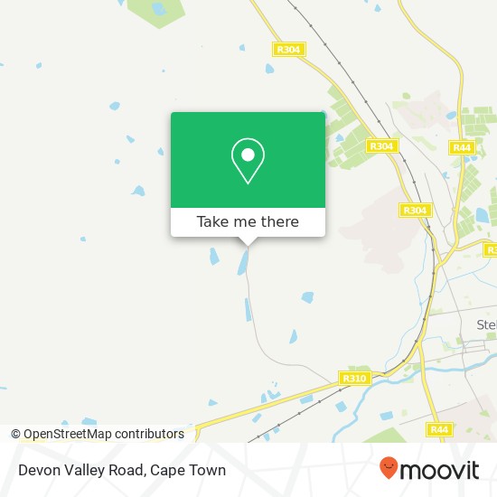 Devon Valley Road map