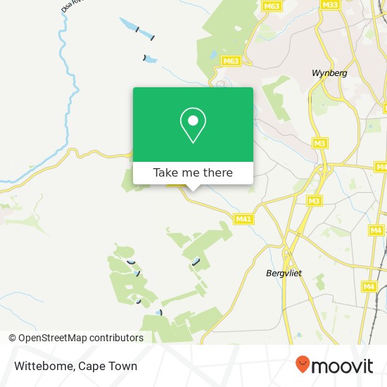 Wittebome map