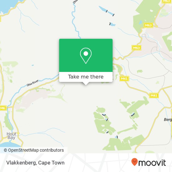 Vlakkenberg map