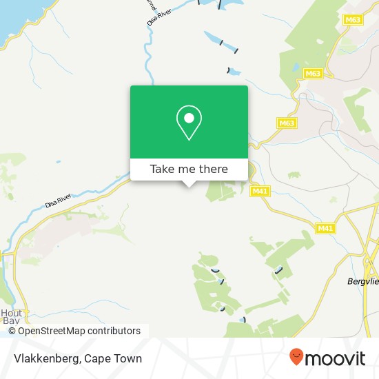 Vlakkenberg map