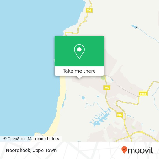 Noordhoek map