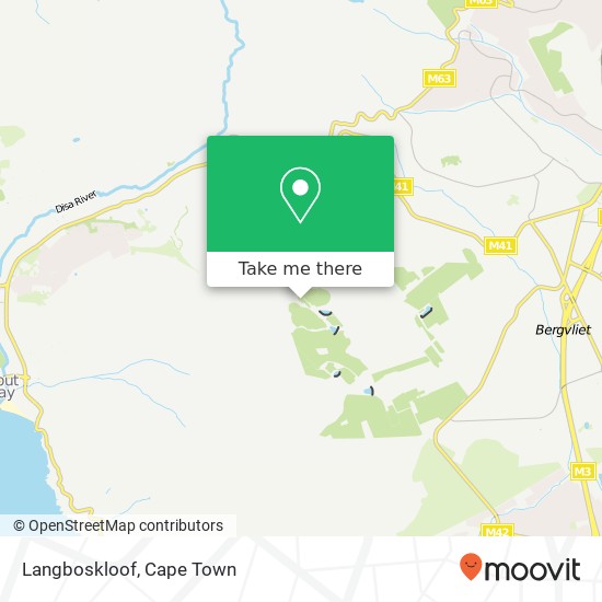 Langboskloof map