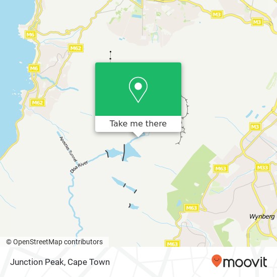 Junction Peak map