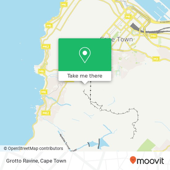 Grotto Ravine map