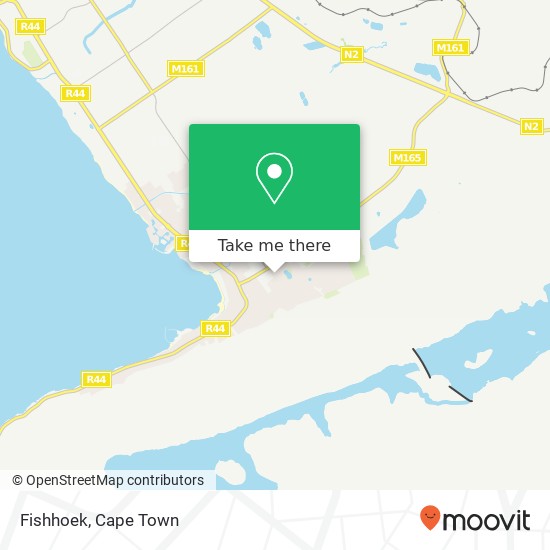 Fishhoek map