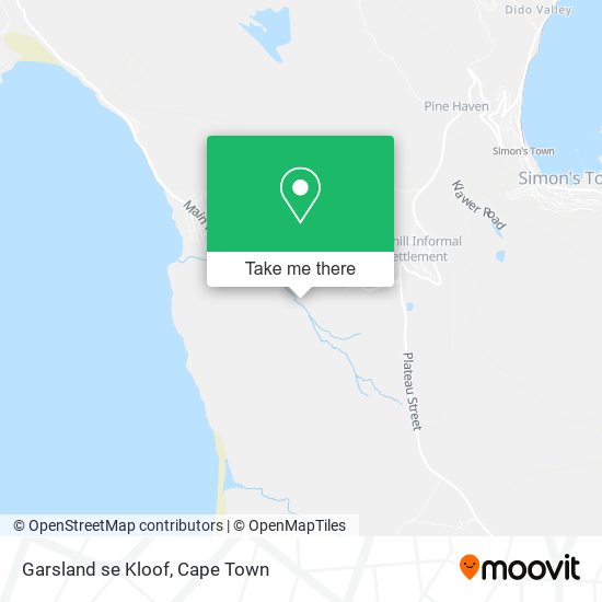 Garsland se Kloof map