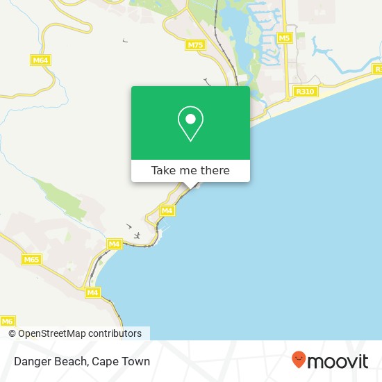Danger Beach map