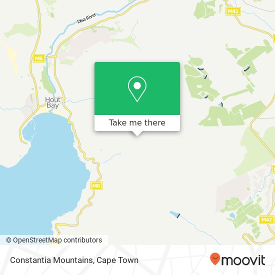 Constantia Mountains map