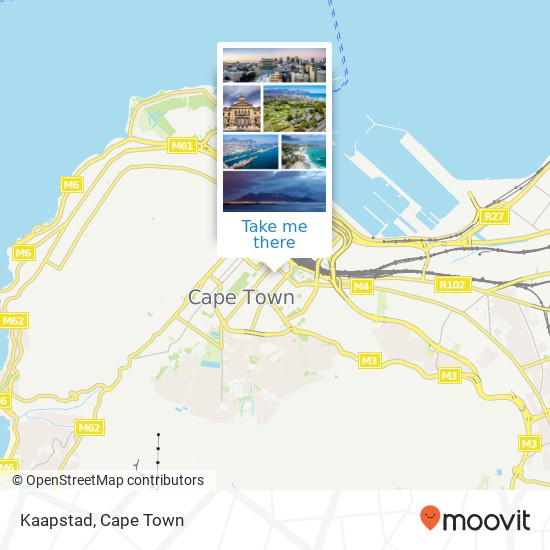 Kaapstad map