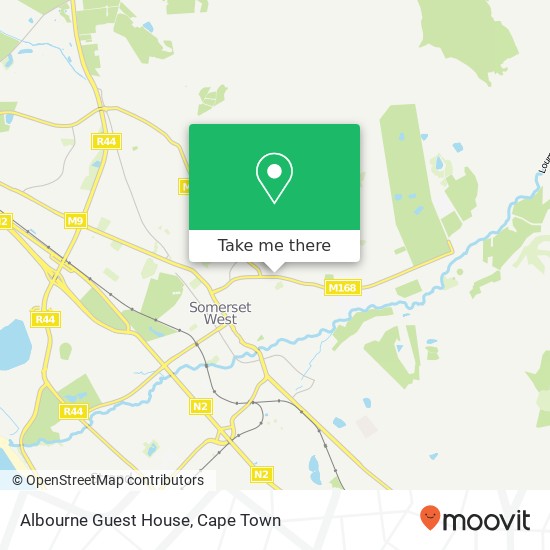 Albourne Guest House map