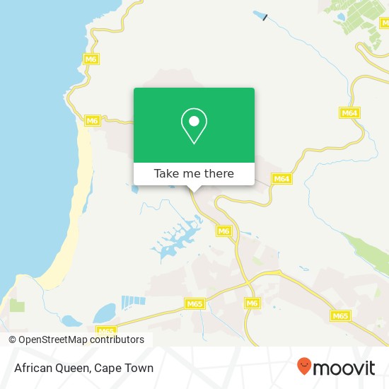 African Queen map