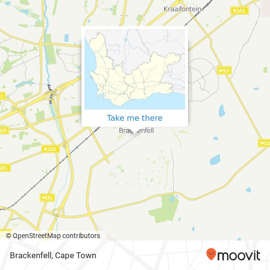 Brackenfell map