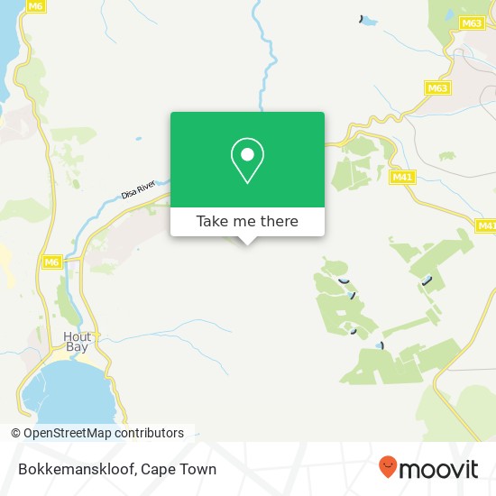 Bokkemanskloof map