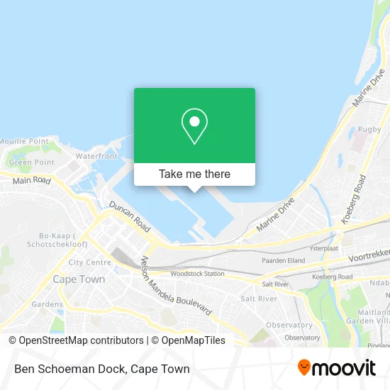 Ben Schoeman Dock map
