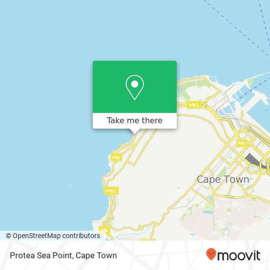 Protea Sea Point map