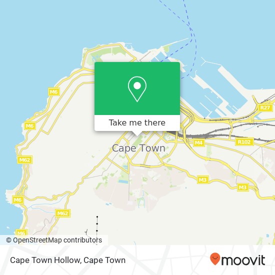 Cape Town Hollow map