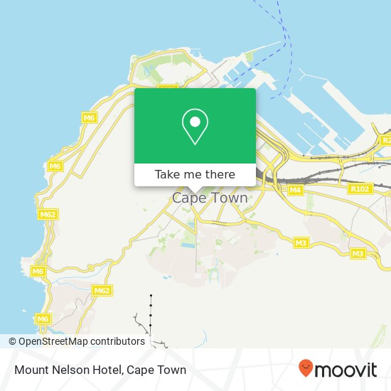 Mount Nelson Hotel map