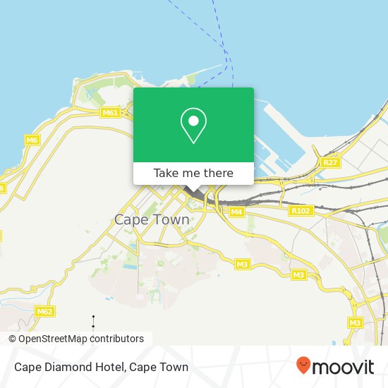 Cape Diamond Hotel map