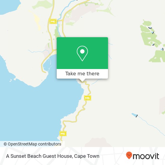 A Sunset Beach Guest House map