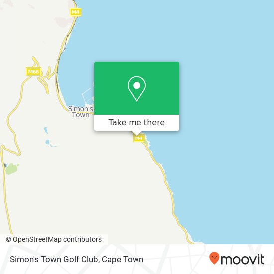 Simon's Town Golf Club map