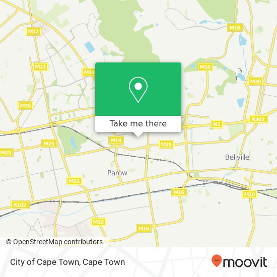 City of Cape Town map