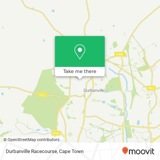 Durbanville Racecourse map