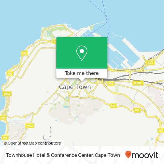 Townhouse Hotel & Conference Center map
