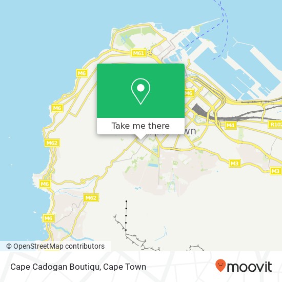 Cape Cadogan Boutiqu map