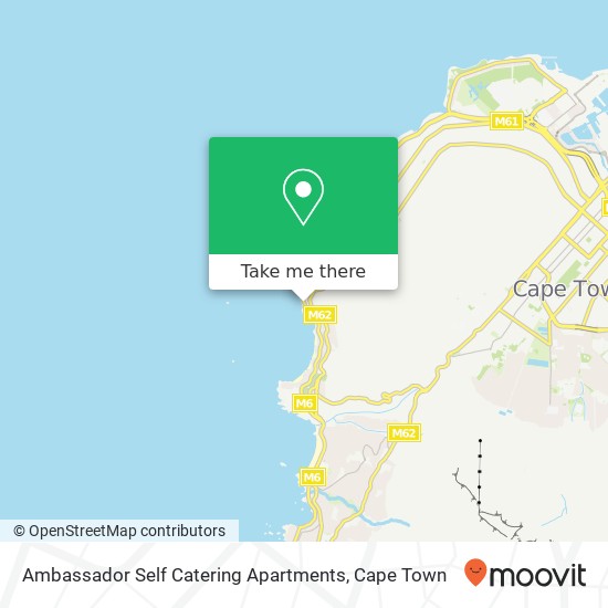 Ambassador Self Catering Apartments map