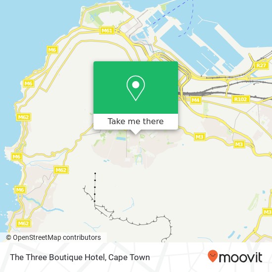 The Three Boutique Hotel map