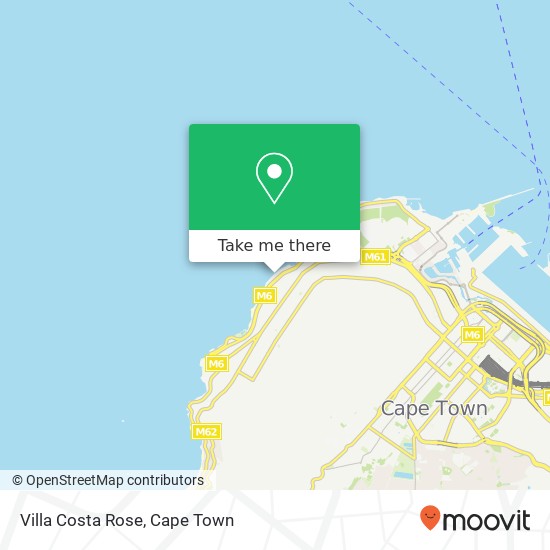 Villa Costa Rose map