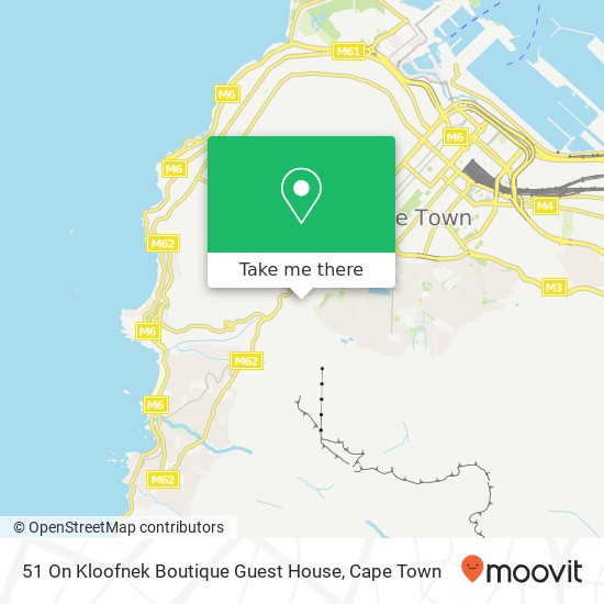 51 On Kloofnek Boutique Guest House map