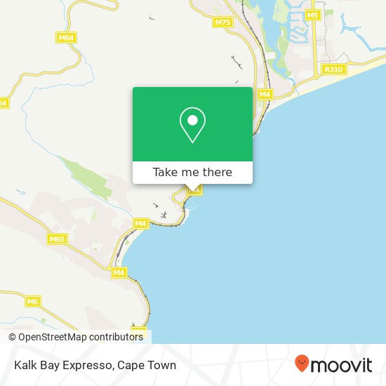 Kalk Bay Expresso map