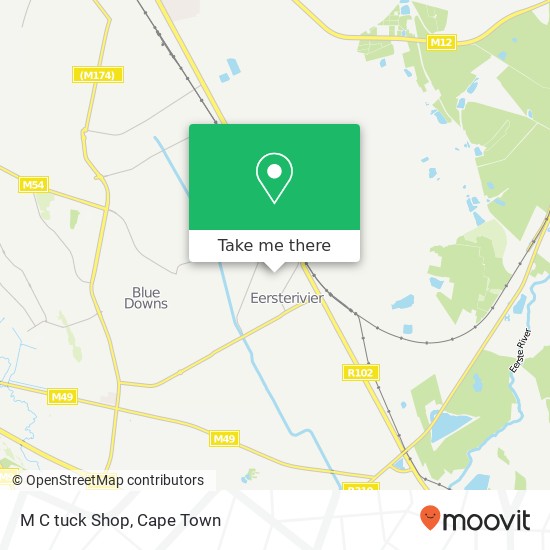 M C tuck Shop map