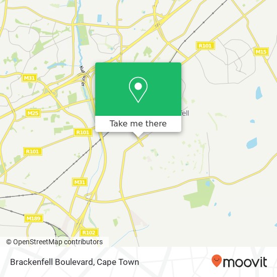 Brackenfell Boulevard map