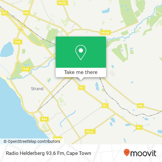 Radio Helderberg 93.6 Fm map