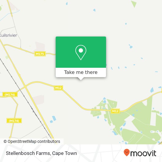 Stellenbosch Farms map