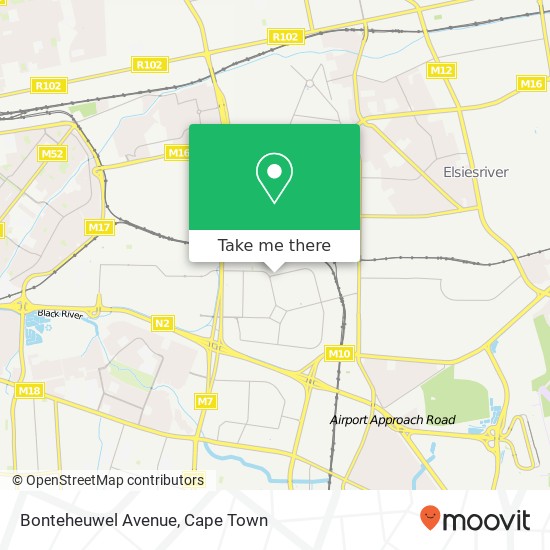 Bonteheuwel Avenue map
